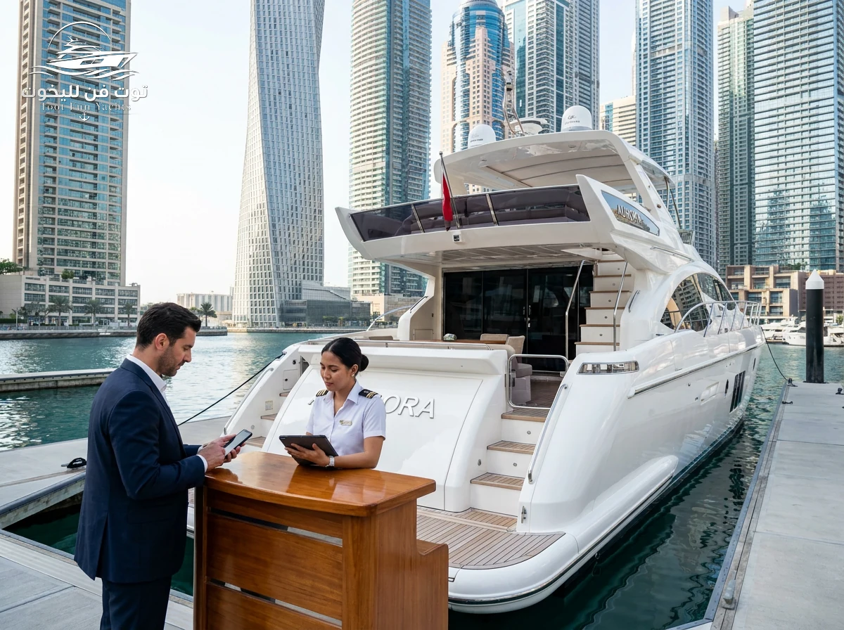 Yacht booking in Dubai